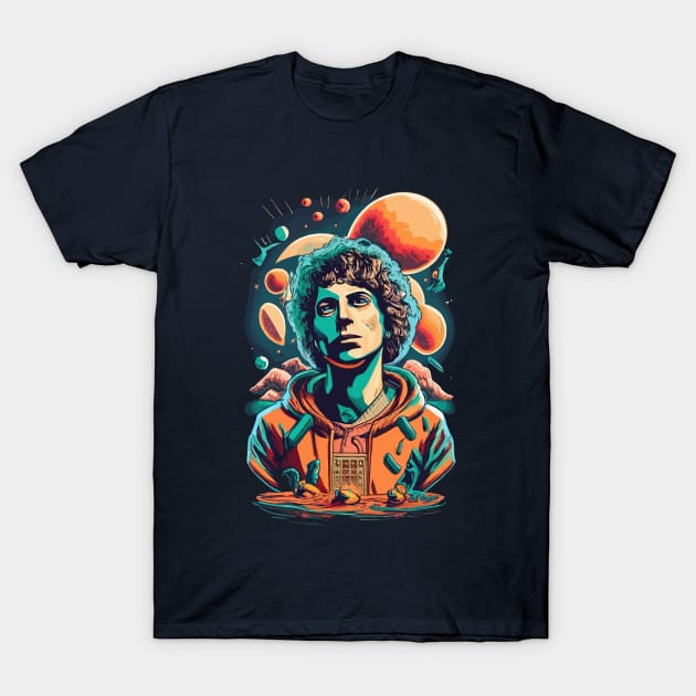 Michael Cera Fantasy Sci Fi Design T-Shirt by xalauras studio